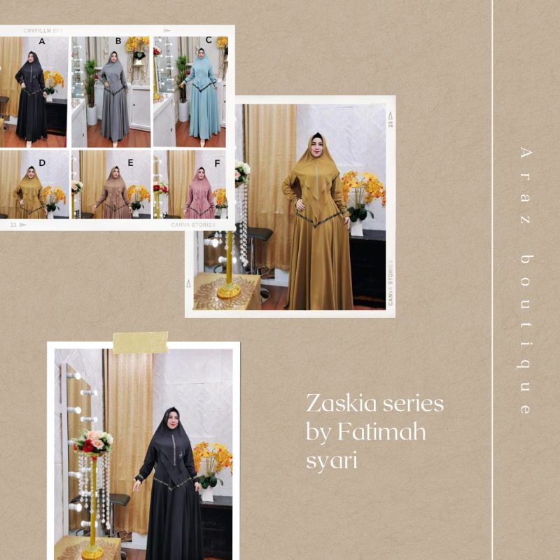 Zaskia series by Fatimah syari/ Zaskia series vol 4 by Fatimah syari (PO KIRIM 25 NOV)
