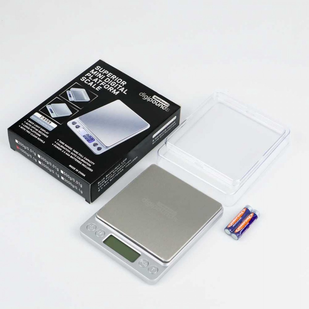 Timbangan Mini Digital Scale 1kg 0.1g Taffware Digipounds