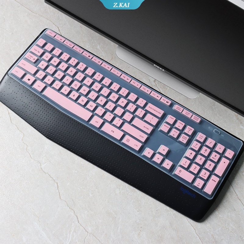 1pc cover Pelindung keyboard Logitech MK345 K345 Bahan Silikon Lembut Anti Air / Debu