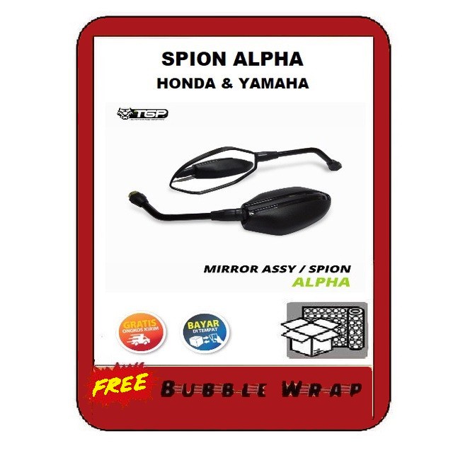 Spion Motor Alpha Honda Yamaha Aksesoris Variasi Beat Vario 125 Old 150 Nmax Aerox PCX Vixion CB150R