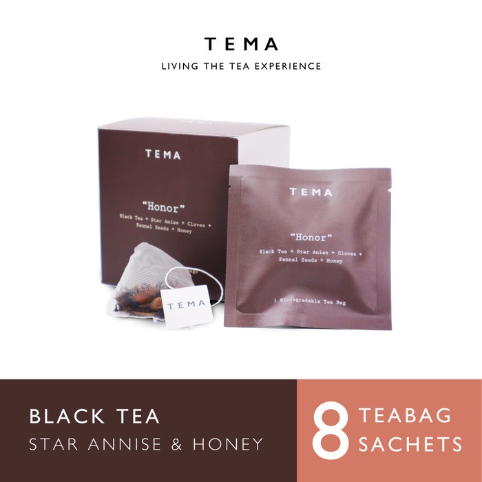 

TEMA TEA BAGS - HONOR / HONEY BLACK TEA