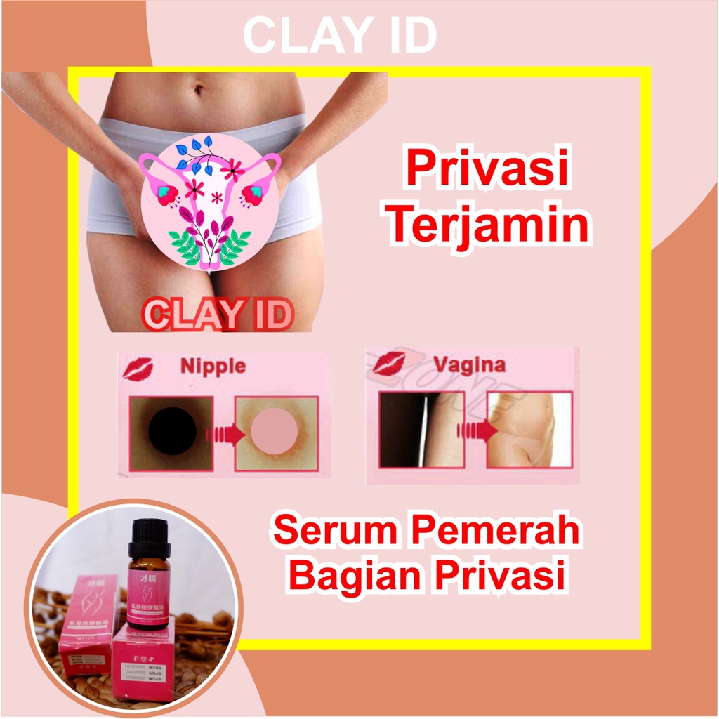 CLAY ID Original Essence Serum Pemerah dan Pencerah Mencerahkan Memerahkan Bibir Puting Payudara dan