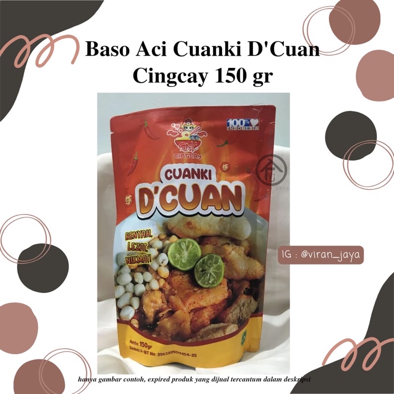 

Baso aci cuanki d’cuan cingcay 150 g - Frozen Food