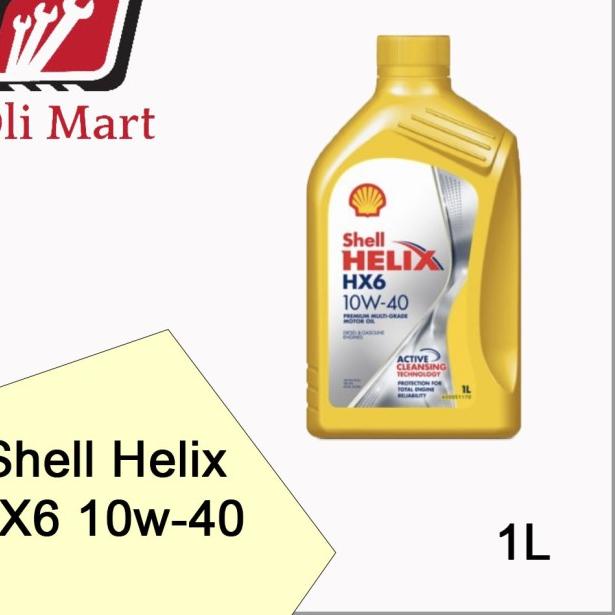 Oli Shell Helix Hx6 10w40/Oli Shell helix 10w40/Oli mesin Shell 10w40