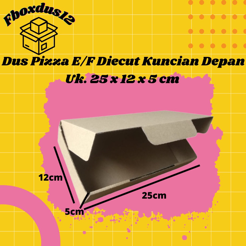 

Dus Pizza/Kardus/Box uk.25x12x5cm Kemasan Diecut (Baru) ( MINIMAL ORDER 10 PCS )