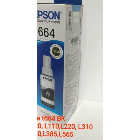 Tinta Epson original 6641 Black- L110,120,L220