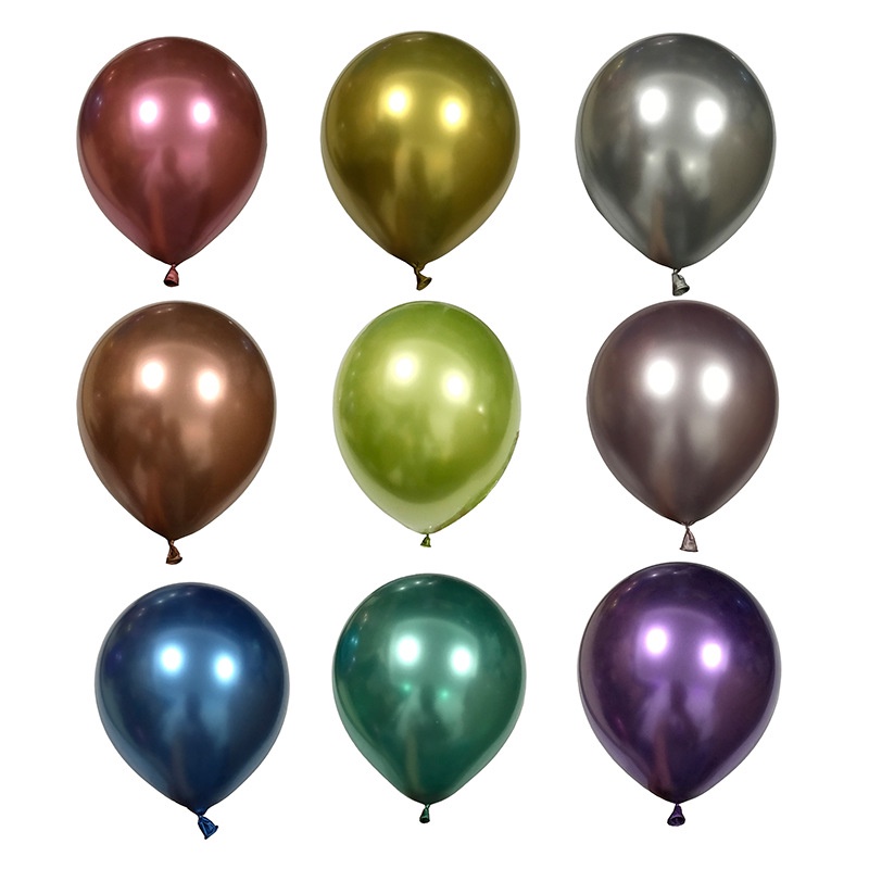 1234OS - Balon Latex Metalik Chrome / Metalic Balloon Chrome 12inch.