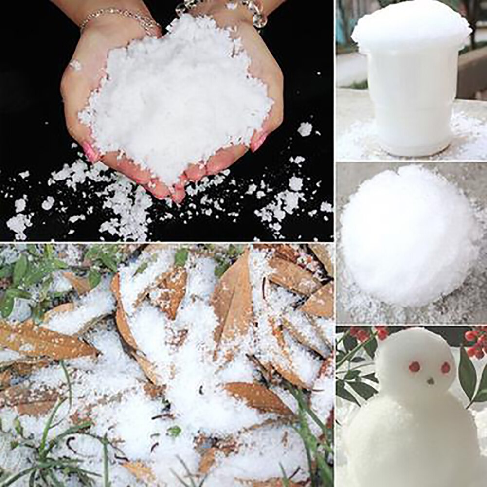 5 gram DIY Instant Snow Salju Heboh Christmas Decoration Salju Instan Dekorasi Natal Musim Dingin Winter Mainan Anak Edukasi Kreatif