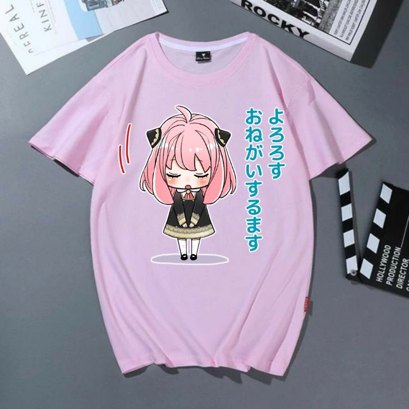 BAJU ANAK KAOS ANAK PEREMPUAN ANYA FORGER ANIME