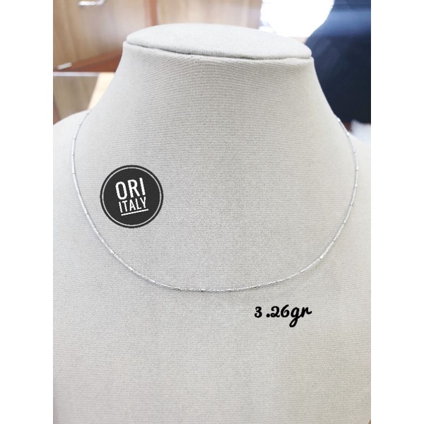 KALUNG EMAS CHOKER COKER ELEGANT ITALY ASLI POLOS - 75%