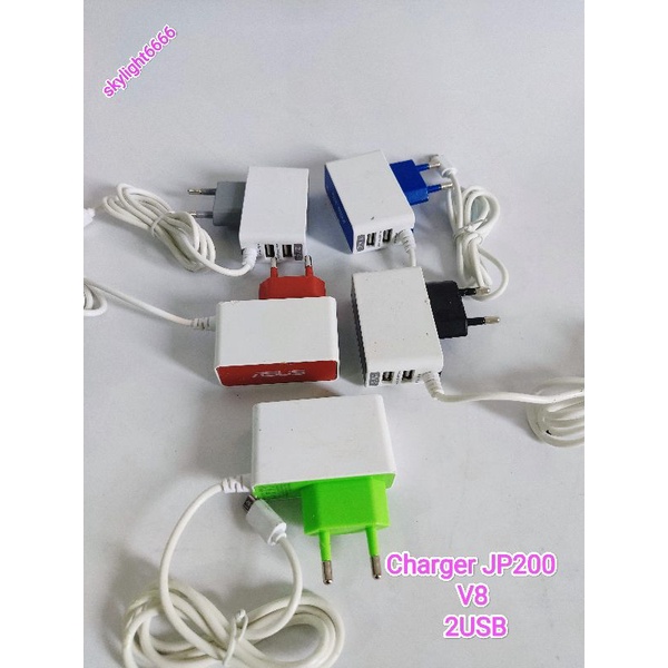 T/C Charger JP200 2USB Returan/Rusak