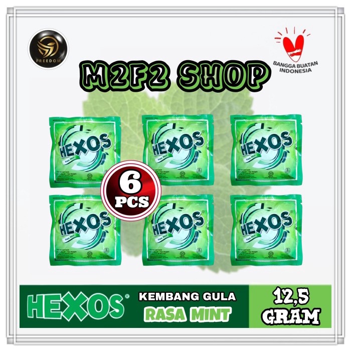 

Permen Hexos Rasa Mint Sachet Isi 5 Butir - 12,5 gr (Kemasan 6 Pcs)