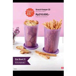 Nilna_keeper snack tupperware 3,7 L (1pcs)_ungu