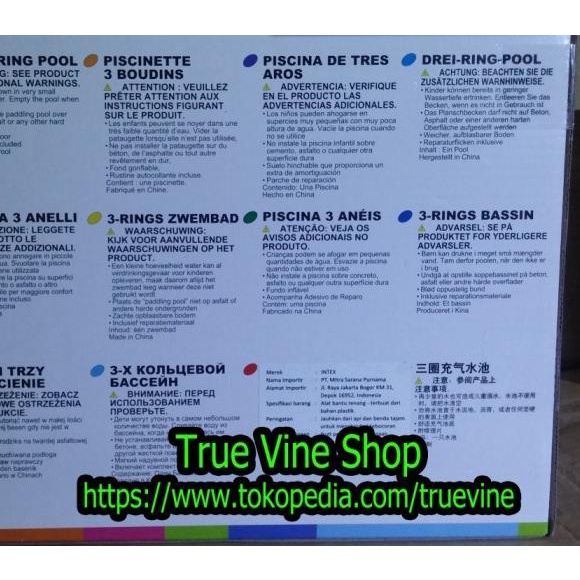 Kolam Renang INTEX Ukuran Medium 147 CM X 33 CM (1.47 Meter)