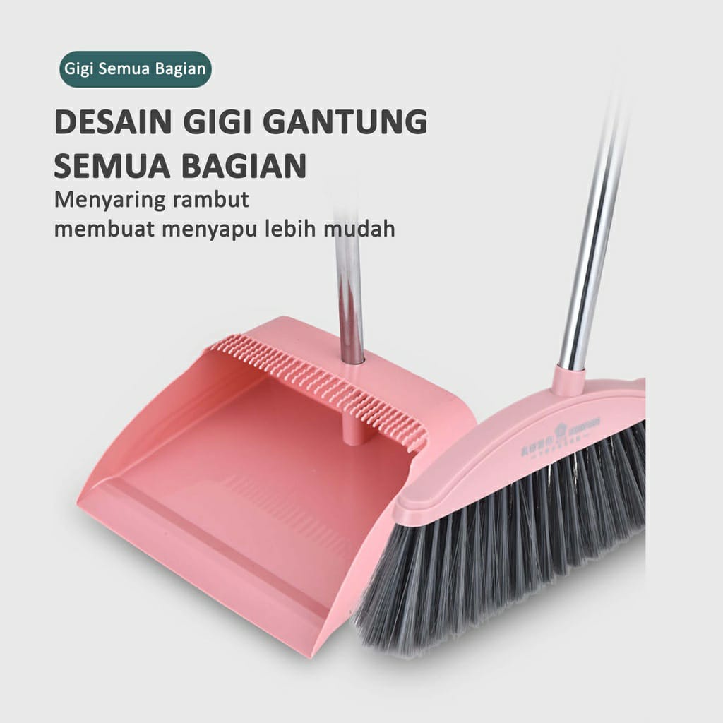 SET SAPU PENGKI SEKOP SAMPAH DUSTPAN BROOM