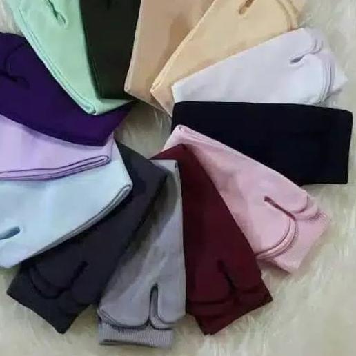 Kaos kaki panjang lusinan / kaos kaki muslimah / kaos kaki jempol