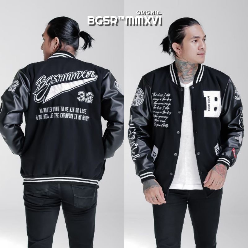 Jaket Bomber Varsity King BGSR™ MMXVI Original Men's Jacket Terizla Series  | Jaket Bomber Pria | Jaket Varsity Pria | Jaket Motor