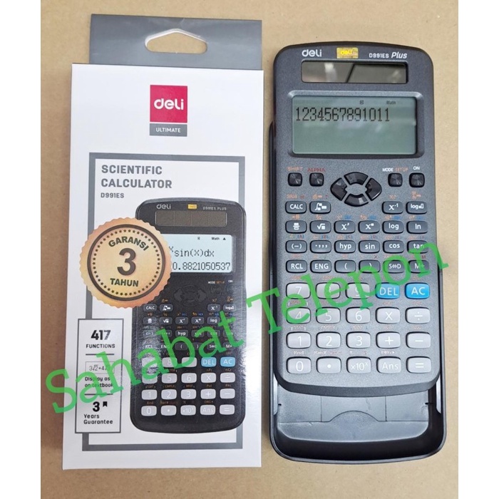 

Calculate Kalkulator Scientific Deli D991Es