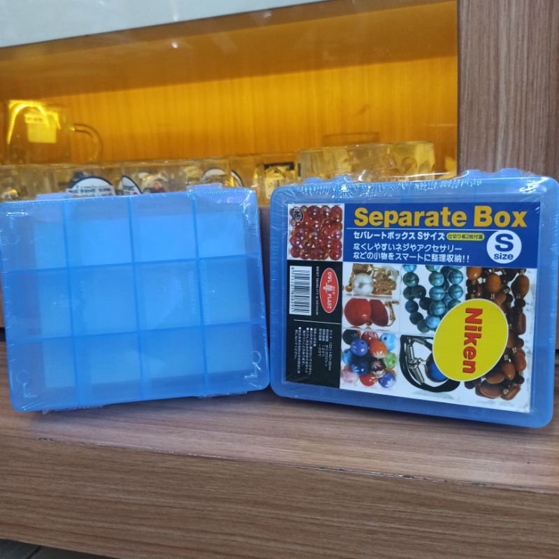 (S) NSB-328 [WARNA RANDOM] OWL PLAST Niken Sparate 12 Sekat NSB-328 Kotak Perkakas Box Spare Part