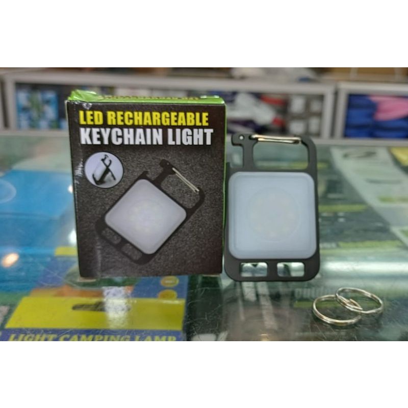 Mini COB KEYCHAIN lampu LED gantungan kunci lampu LED cas mini keychain light