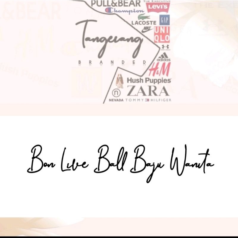 Bon Live senilai 1 Ball Baju