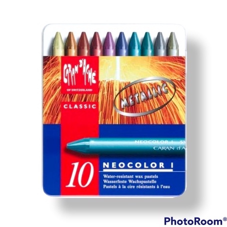 

CRAYON CARANDACHE NEOCOLOR I METALIC 10 Warna- SHSNP