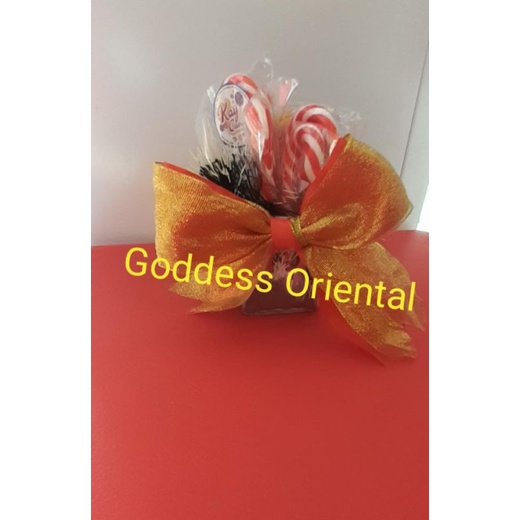 

Candy Cane 7 pcs Toples Emas Permen Natal Hampers Christmas Gift Set