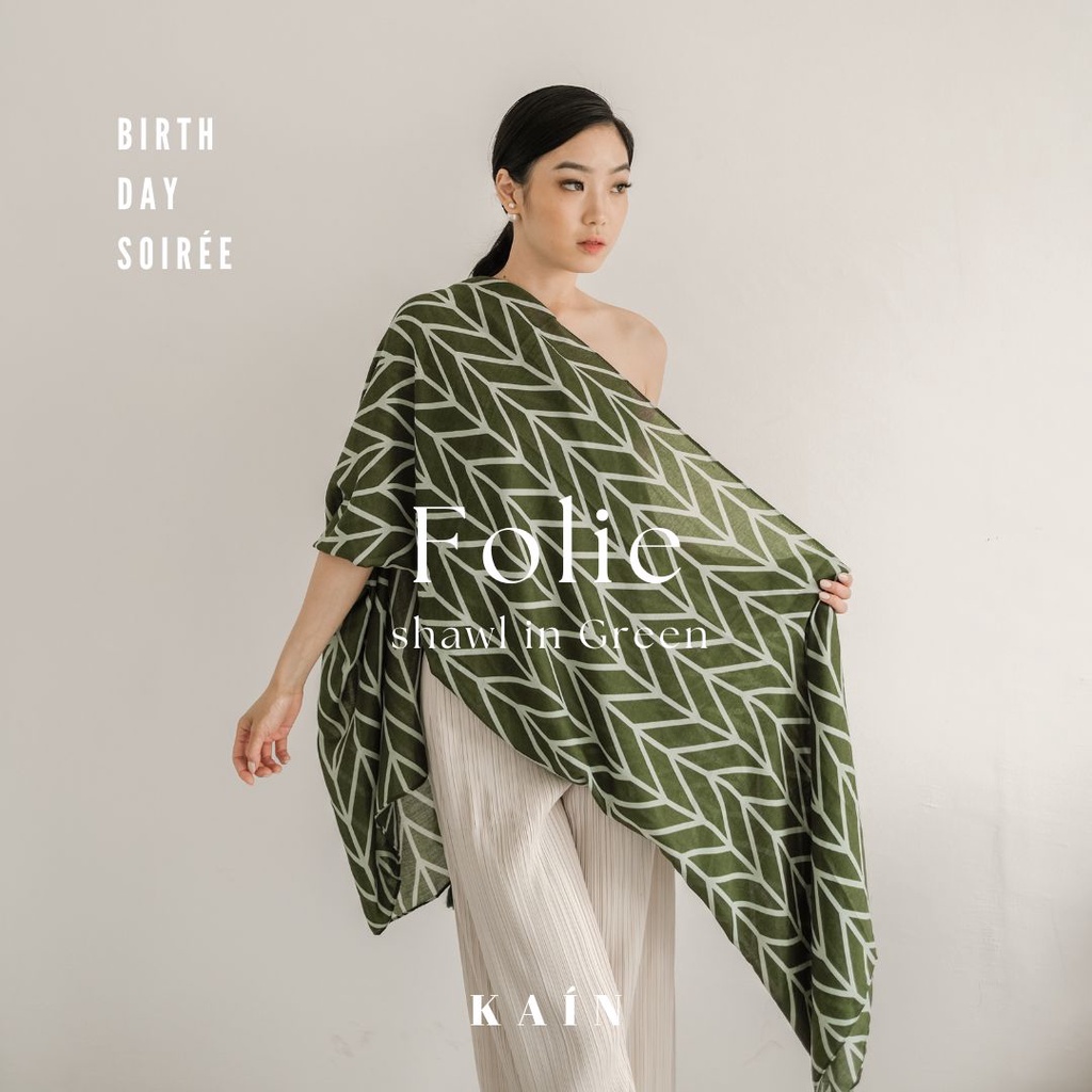 SHOPKAIN Folie shawl in Green - BIRTHDAY SOIRÉE