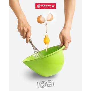 BASKOM KOCOKAN TELUR BW-2 LION STAR/WADAH KOCOKAN ADONAN KUE B-20239