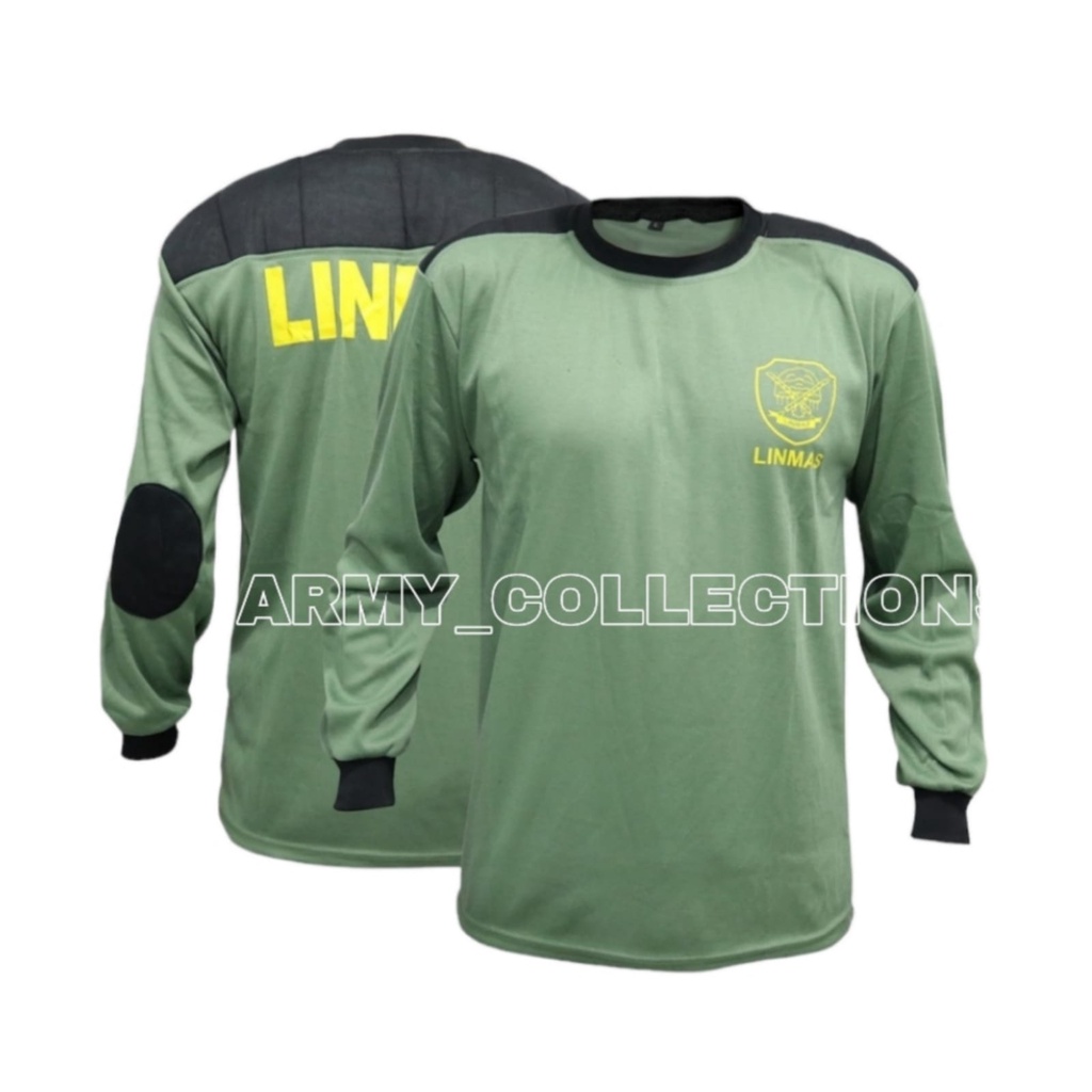 Kaos panjang linmas/ Kaos deker hansip pria dan wanita/ kaos lapangan linmas