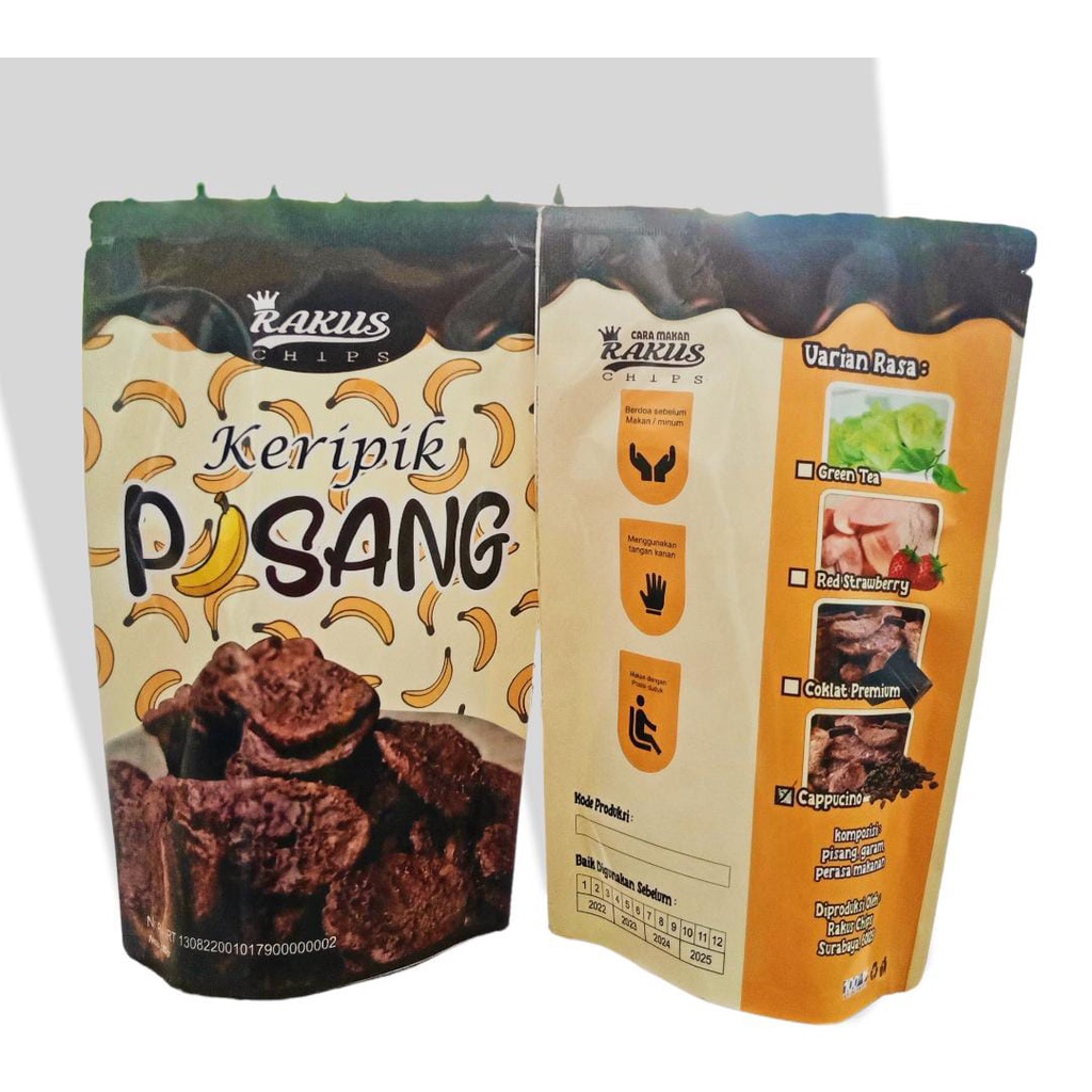 KRIPIK PISANG COKLAT LUMER / KRIPIK PISANG ANEKA RASA / KRIPIK PISANG RAKUS CHIPS