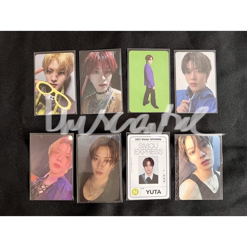 Yuta photocard 2 Baddies Faster Universe Photobook Digipack Sticker Seoul City SMCU Express Pass Car