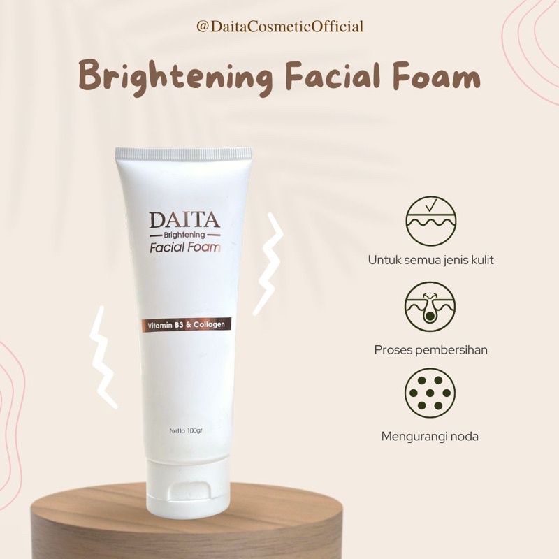 DAITA BRIGHTENING FACIAL FOAM