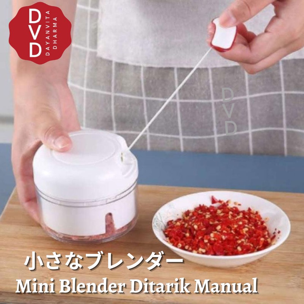 Mini Blender Ditarik Manual - Blender Mini Praktis Tarik Manual
