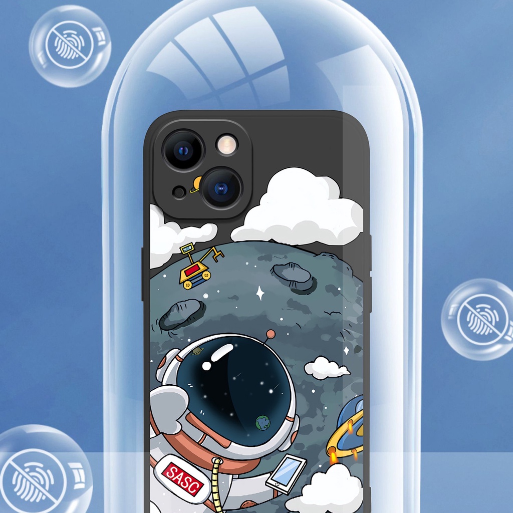 UFO ASTRONOUT CASE FOR OPPO A5S A7 A11K A12 A54 A53 A17 A17K A57 a77s A15 A15S A16 A3S A5 A9 2020 A55 A76 A96 A52 A33 A92 A74 4G A95 5G RENO 6 7z 7 5G