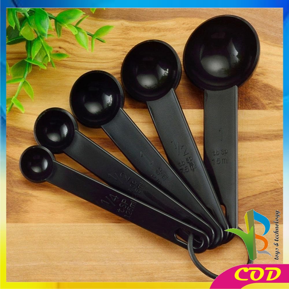 RB-C142 Sendok Takar Set 5IN1 Measuring Spoon Sendok Ukur Bumbu Dapur Sendok Takaran MPASI Bayi