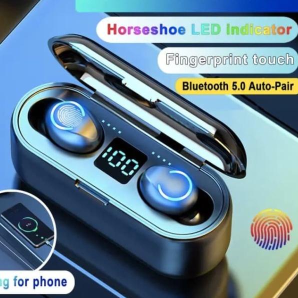 Headset Wireless TWS F9-8 Bluetooth Earphone Hifi Sound Quality