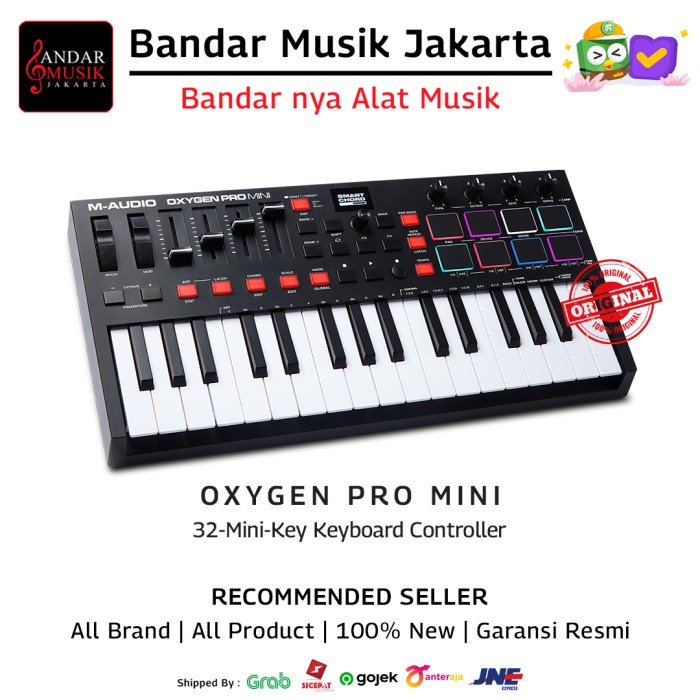 {MusikStore} M-AUDIO OXYGEN PRO MINI Berkualitas