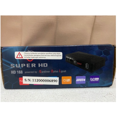 SET TOP BOX DVBT2 SUPER HD 168 DIGITAL ANTENA