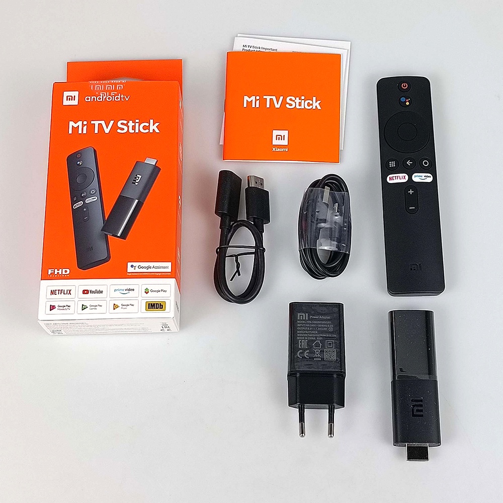 Mi Smart TV Stick Android 9.0 Set Top Box Full HD Chromecast Netflix - MDZ-24-AA - Black - XOMP06BK