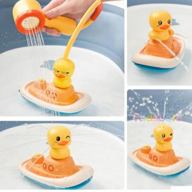 4in1 Mainan Shower Mandi Anak Bebek Elektrik Shower Bath Toys