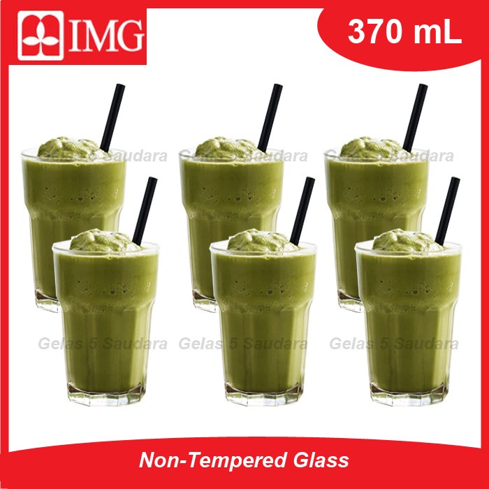 1 SET 6 PCS Gelas Kopi/Gelas Cafe/Gelas Coffee/Gelas Kaca/Gelas Es Teh