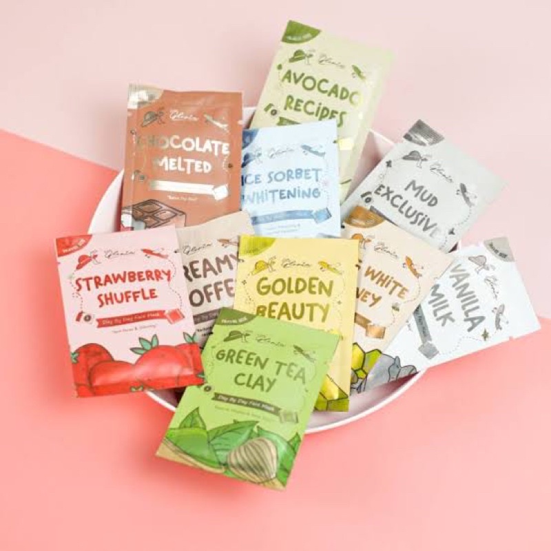 NEW PACKAGING TRAVEL SIZE masker wajah 10 gram by Lea Gloria Organik masker