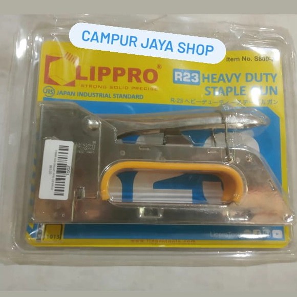 Staples Tembak Steples Gun Hand Tacker Manual Jok R23 Lippro Original