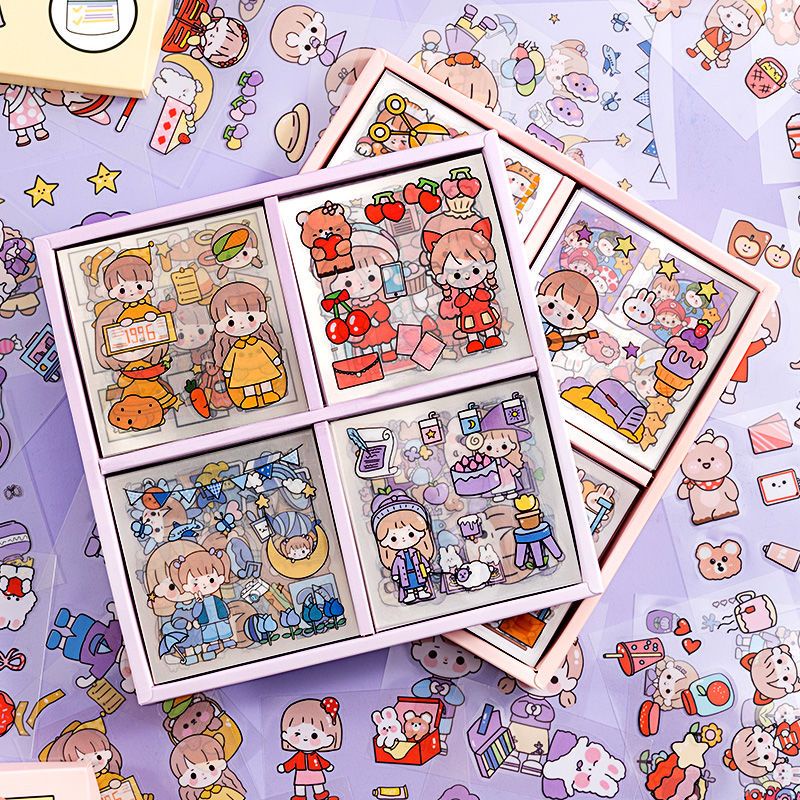 

BARU COD-STIKER MOTIF KARTUN KOREA LUCU ANTI AIR /DEKORASI HANDBOOK SCRAPBOOK DIY/STIKER KARTUN