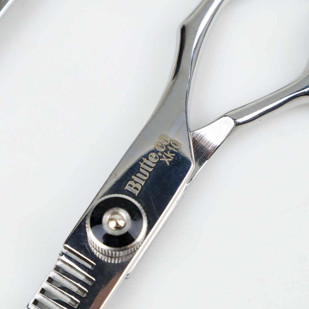 Biutte.co Set Gunting Rambut Sasak &amp; Flat Hairdressing Scissors - XK10 - N3HX02SV Silver