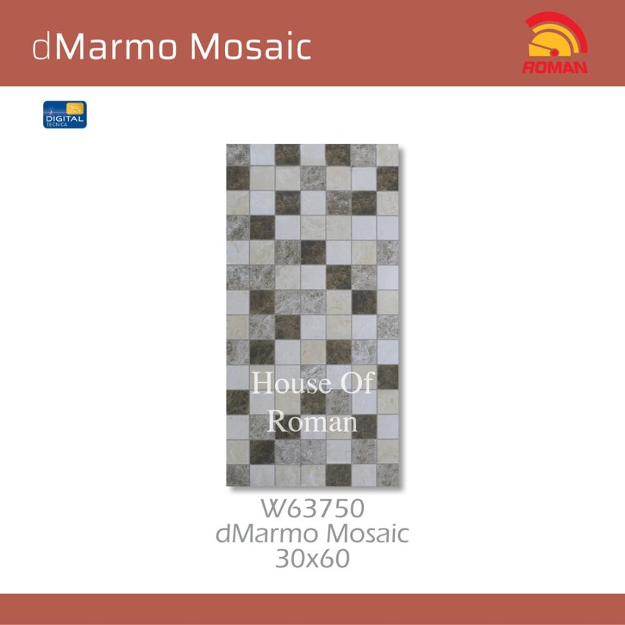 ROMAN KERAMIK DMARMO MOSAIC 30X60 W63750 (ROMAN HOUSE OF ROMAN)