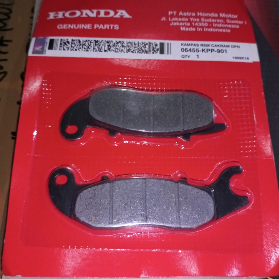 Disped Dispad Discpad kampas rem depan Honda kpp motor Mega Pro new Tiger Revo Verza