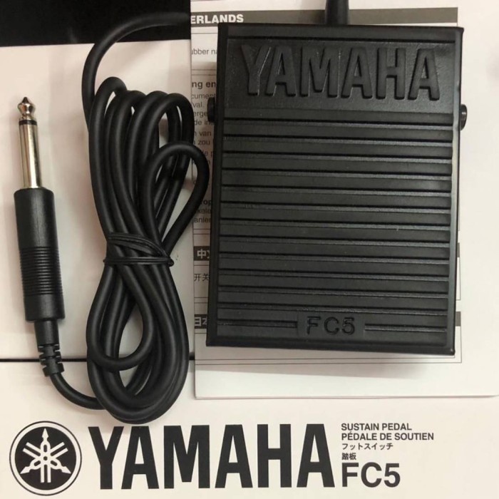 Jual Pedal Yamaha Foot Switch Keyboard Sustain Pedal Fc5 / Fc 5 / Fc5