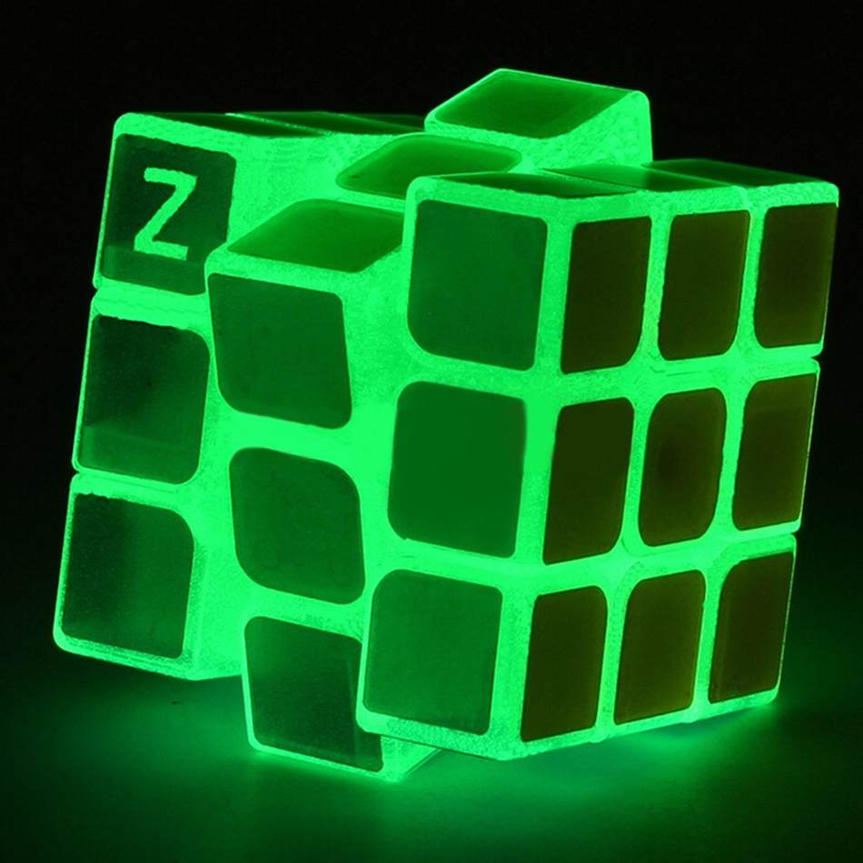 Mainan Edukasi Puzzle Rubik 3 004 3 ^ 3 Luminous Glow in the Dark